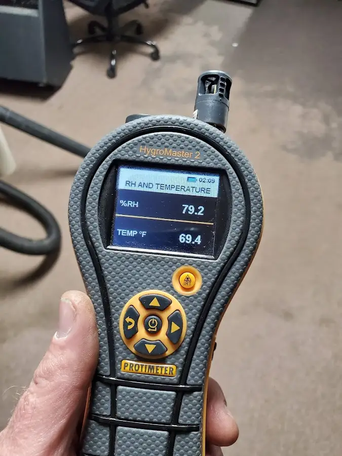 Moisture meter humidity assessment for Fire & Smoke Damage Restoration in Woodfin